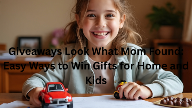 Giveaways Look What Mom Found: Easy Ways to Win Gifts for Home and Kids